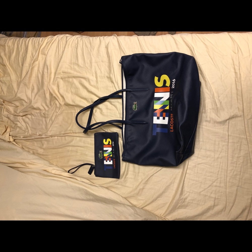 Lacoste Bag with Wrist Wallet!!!!!